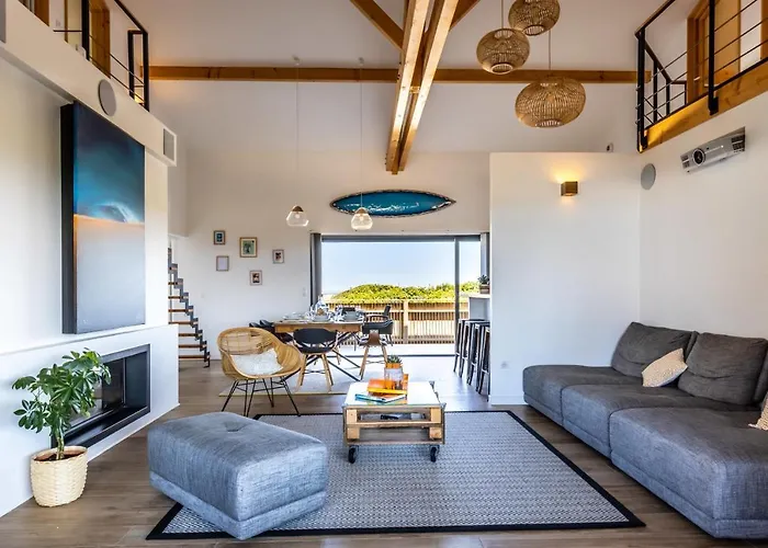 Villa Oceana Vue Exceptionnelle Sur L'ocean, Standing, Front De Mer. Ondres