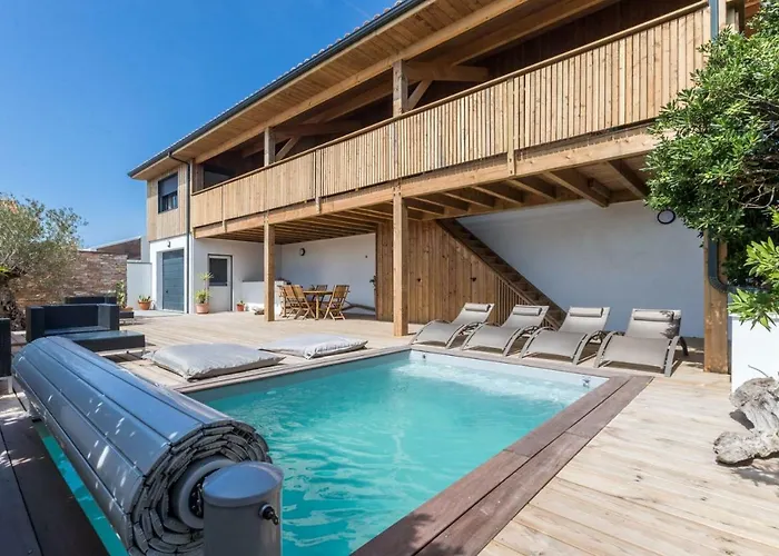 ヴィラ Oceana Vue Exceptionnelle Sur L'ocean, Standing, Front De Mer. オンドル